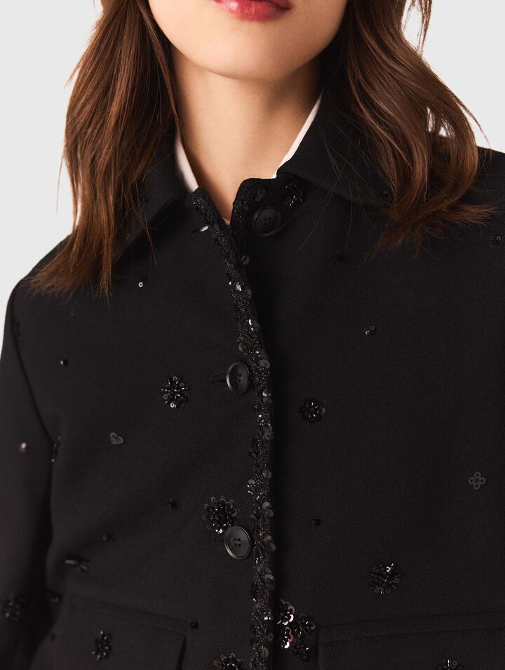 Short embroidered jacket